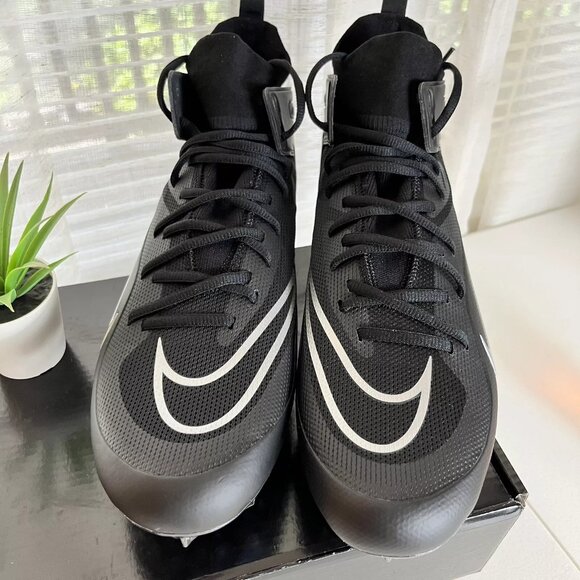 Nike Alpha Huarache‎ Elite 8 LAX Lacrosse Black Cleats CW4440-005 Men\'s Size 14 main image 8